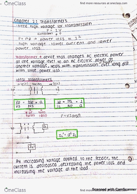ELEC 331 Chapter 2: Chapter 2: Transformers thumbnail