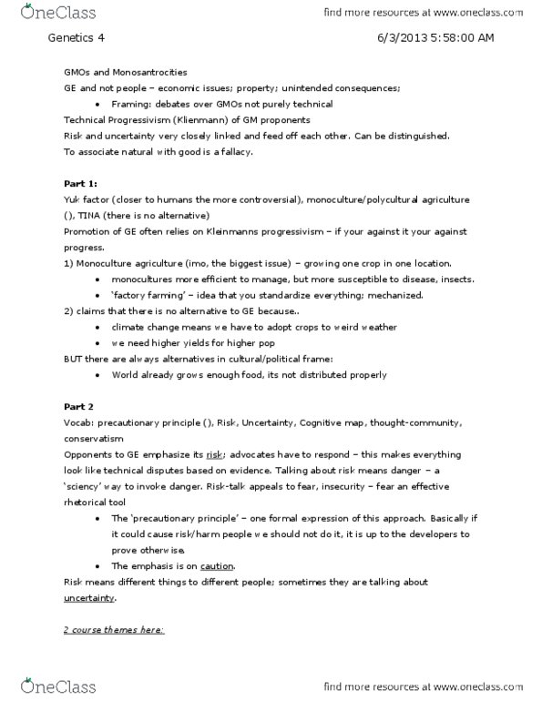 NATS 1760 Lecture Notes - Lecture 8: Precautionary Principle, Cognitive Map, Naturalistic Fallacy thumbnail