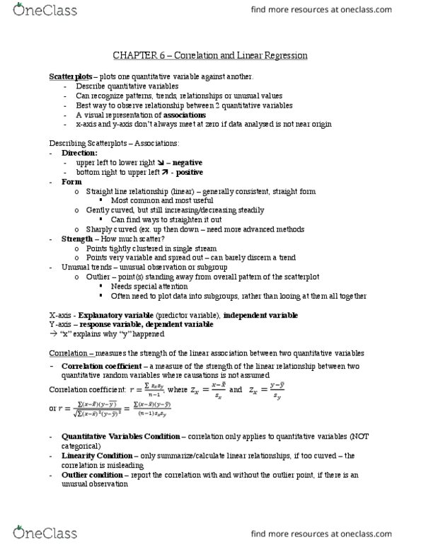 MSCI 1000 Chapter Notes - Chapter 6: Total Variation, Categorical Variable, Standard Deviation thumbnail