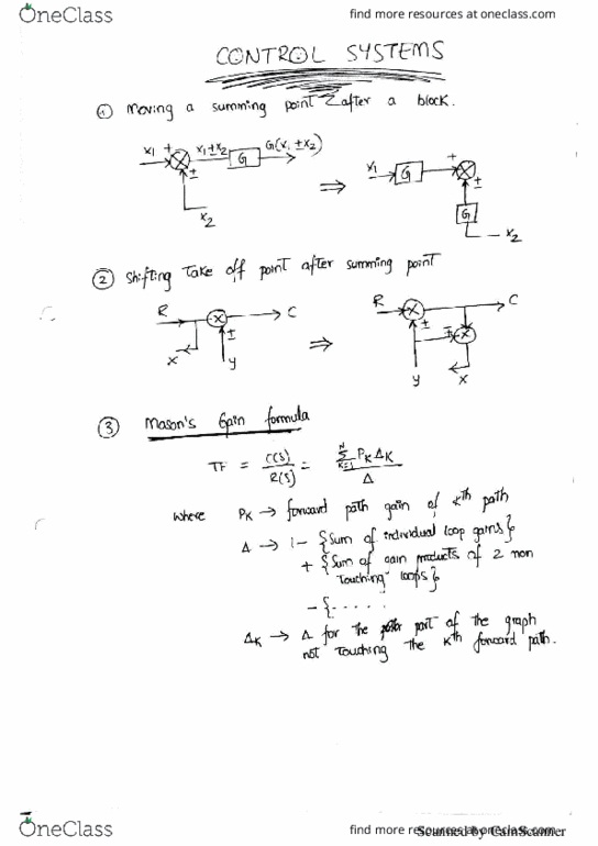 PHYSICS 1BB3 Lecture 9: Control Systems Short notes.2 thumbnail