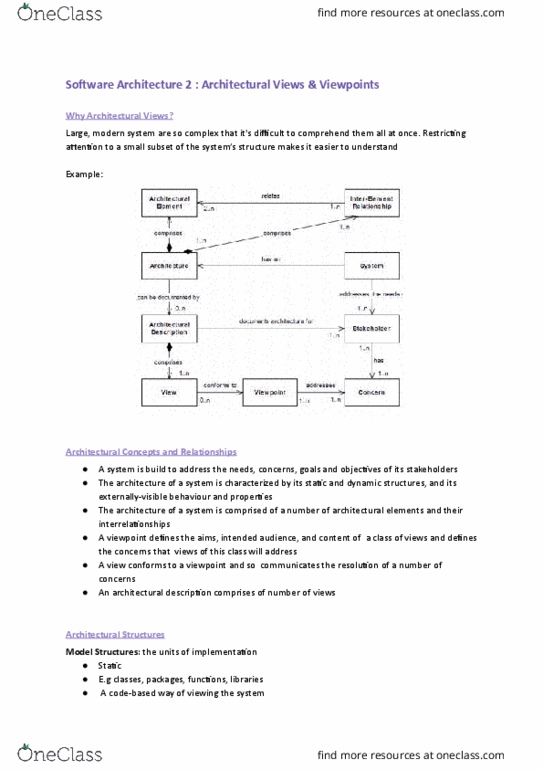 FIT3077 Lecture Notes - Lecture 10: Class Diagram, Use Case, Unified Modeling Language thumbnail