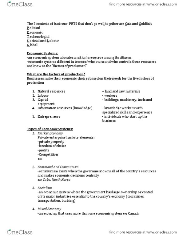 ADMS 1000 Lecture Notes - Market Power, Monopolistic Competition, Oligopoly thumbnail