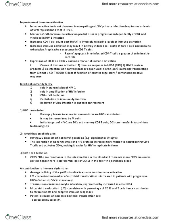 HTHSCI 1DT3 Lecture Notes - Lecture 14: Pegylated Interferon, Interleukin 22, Endonuclease thumbnail