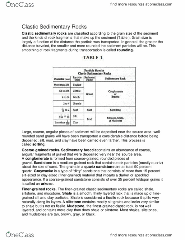 GEO 101 Lecture Notes - Lecture 10: Chert, Gypsum, Jasper thumbnail