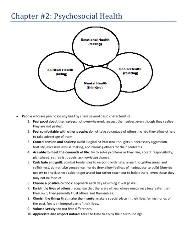 HLSC 1F90 Lecture : Psychosocial Health thumbnail