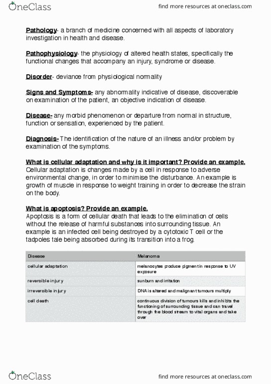 PMC1000 Lecture Notes - Lecture 13: Gastric Mucosa, Anaphylaxis, Gestational Diabetes thumbnail