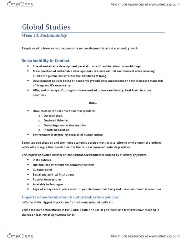 GS211 Lecture Notes - Lecture 11: Neoliberalism, Drowned Out thumbnail