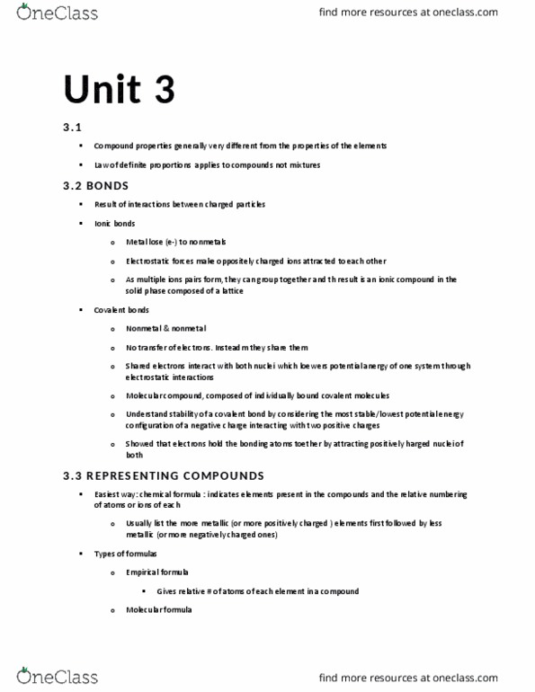 CHEM 217 Lecture Notes - Lecture 3: Phenyl Group, Organic Chemistry, Alkene thumbnail