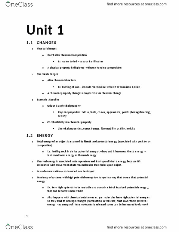 CHEM 217 Lecture Notes - Lecture 1: Si Derived Unit, Mathematical Constant, Intensive And Extensive Properties thumbnail