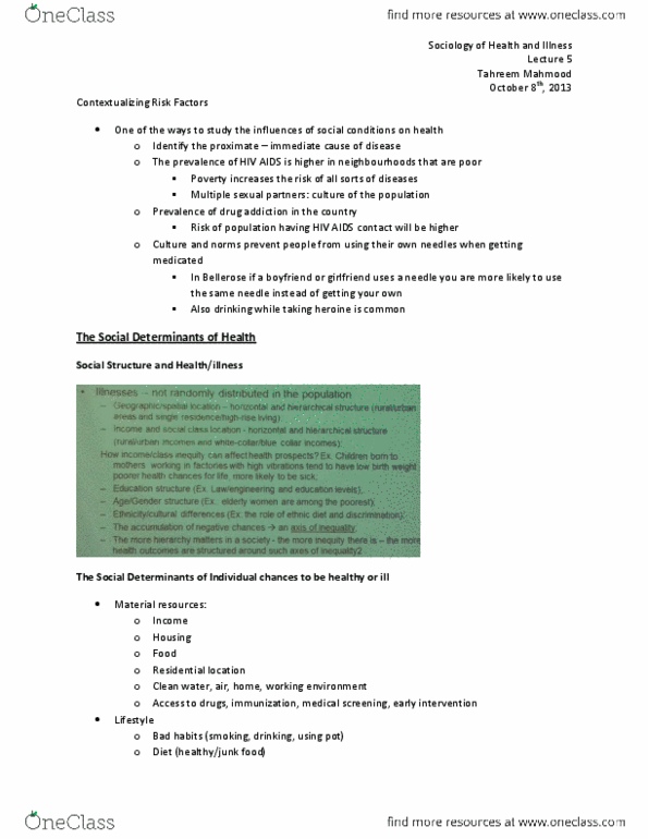 SOCI 3645 Lecture Notes - Lecture 5: Determinant thumbnail