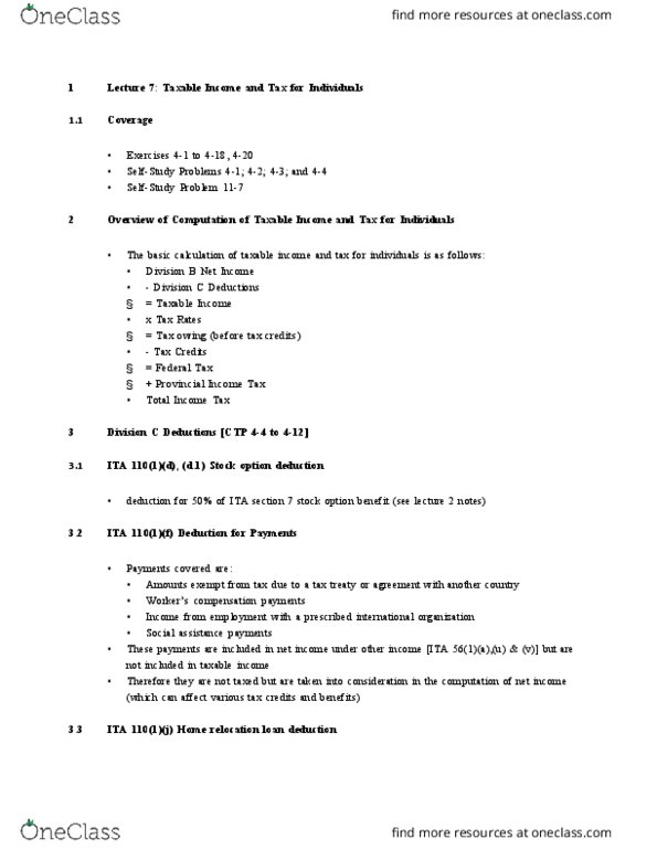 ADMS 3520 Lecture Notes - Lecture 7: Nurse Practitioner, Optometry, Lesse thumbnail