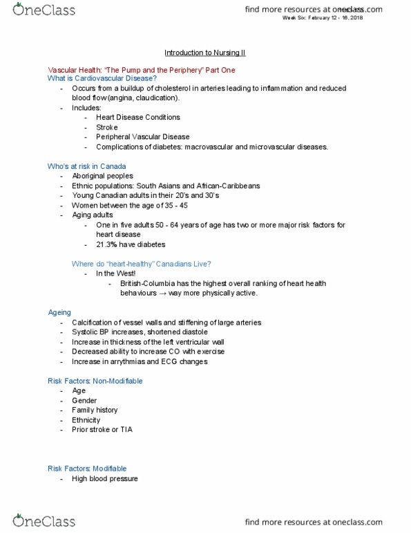 NURS 1730 Lecture Notes - Lecture 6: Infection Control, Environmental Policy, Tuberculosis thumbnail