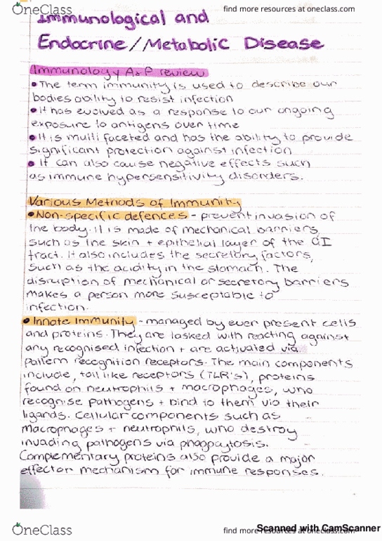 PMC1000 Lecture 9: immune and endocrine pathology thumbnail