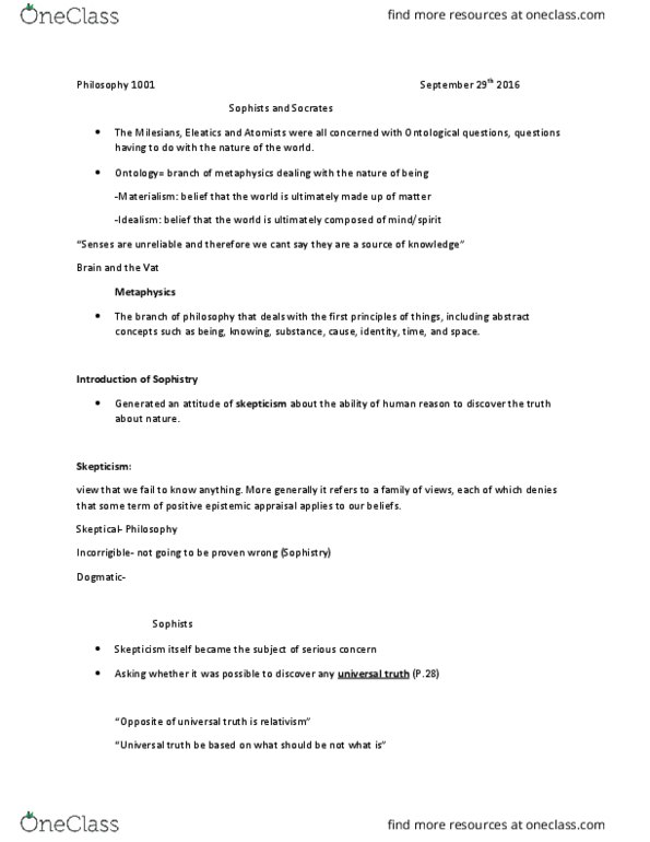 PHIL1001 Lecture Notes - Lecture 5: Theism, Agnosticism, Thrasymachus thumbnail