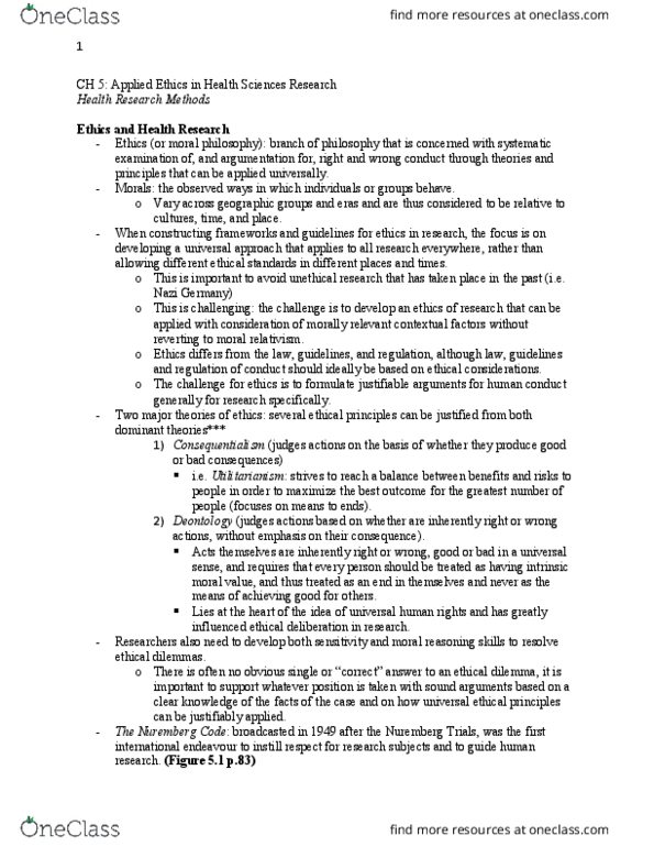 NURS 2031H Chapter Notes - Chapter 5: Syphilis, United States Public Health Service, Diminished Responsibility thumbnail