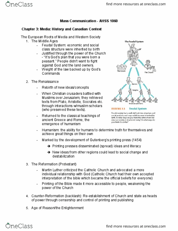 AHSS*1060 Lecture Notes - Lecture 3: Fourth Estate, Voicemail, Social Responsibility thumbnail