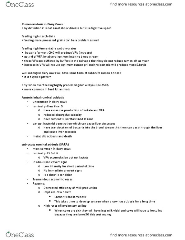 ANSC 460.3 Lecture Notes - Lecture 4: Lipopolysaccharide, Hydrogenation, Bulk Tank thumbnail