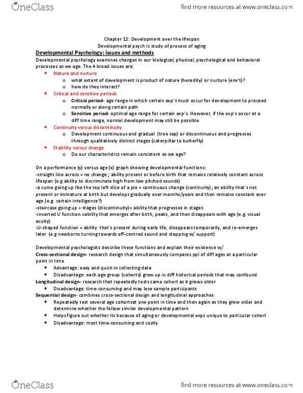 PSYC 102 Chapter Notes -Fetal Alcohol Spectrum Disorder, Visual Acuity, Umbilical Cord thumbnail