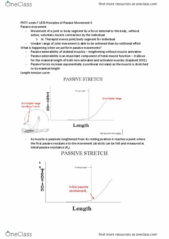 PHTY102 Lecture Notes - Lecture 7: Contracture, Confidence Interval, Spasm thumbnail
