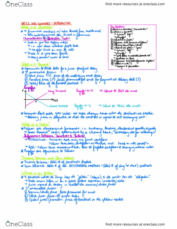 FNCE30007 Lecture Notes - Lecture 1: Miko, Reik, Fumi-E thumbnail