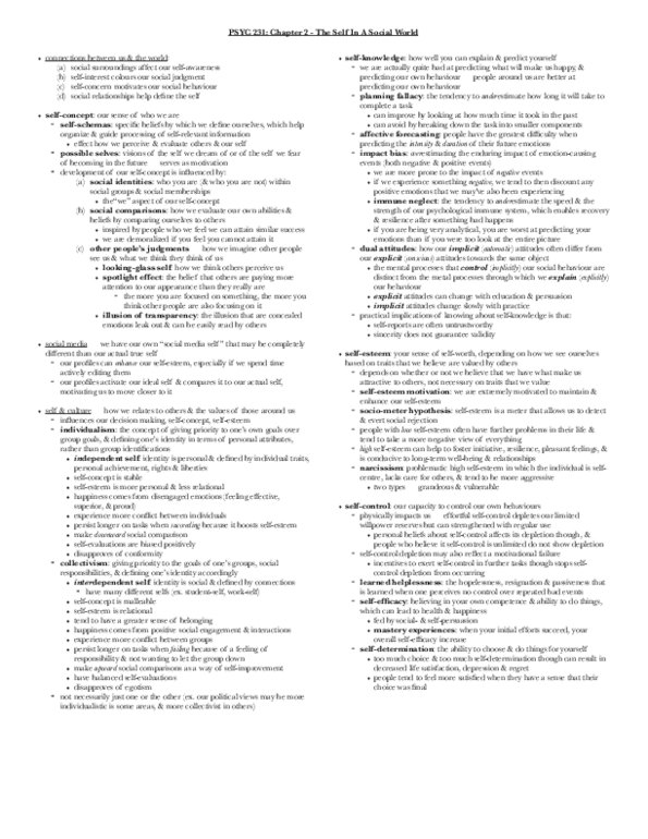 PSYC 231 Chapter 2: PDF PSYC 231 Notes - Ch. 2 thumbnail