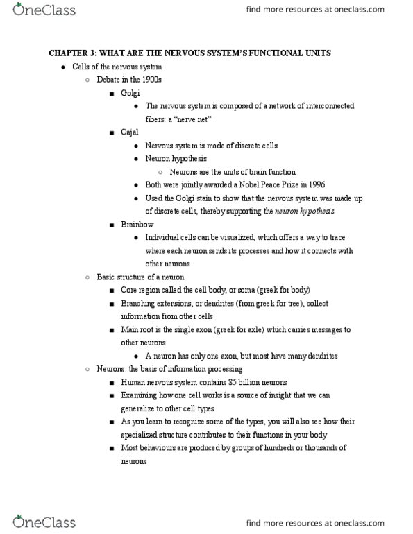 NEUR 2600 Lecture Notes - Lecture 3: Ependyma, Trisomy, Chromosome Abnormality thumbnail