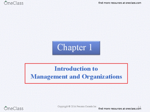 MGMT-121 Chapter Notes - Chapter 1: Henri Fayol, Civil Service, Firstline thumbnail