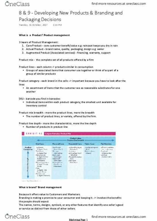 ADM 2320 Lecture Notes - Lecture 8: Freshco, No Sugar, Washing Machine thumbnail