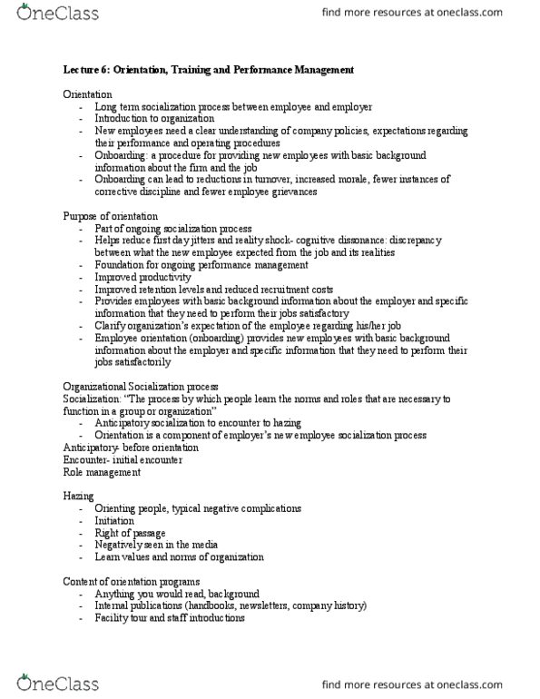 MHR 523 Lecture Notes - Lecture 6: Development Business, Pilot Experiment, Central Tendency thumbnail