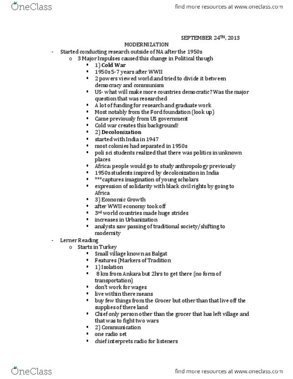 POL201Y1 Lecture Notes - Ford Foundation, Civil Society, Foreign Direct Investment thumbnail