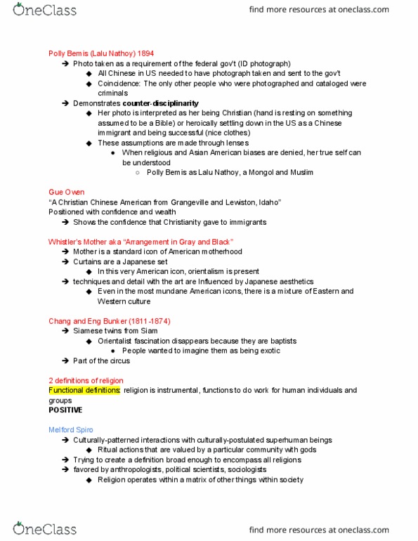 RG ST 71 Lecture Notes - Lecture 1: Oedipus Complex, Hierophany, Federal Holidays In The United States thumbnail