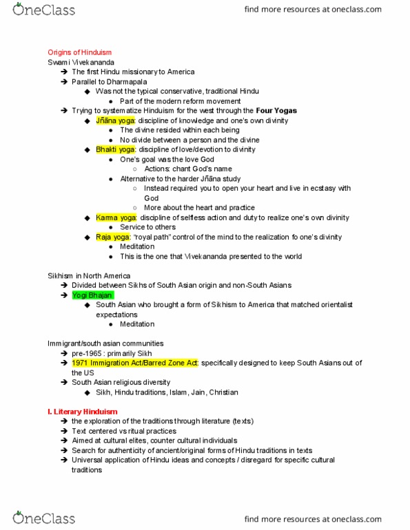 RG ST 71 Lecture Notes - Lecture 7: Diana L. Eck, American Civil Religion, Model Minority thumbnail