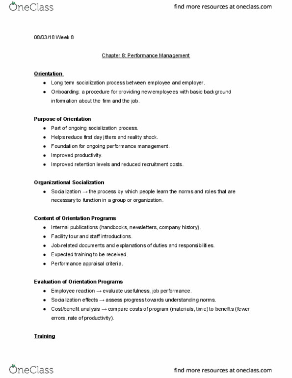 MHR 523 Lecture Notes - Lecture 8: Instructional Design, Human Capital, Task Analysis thumbnail