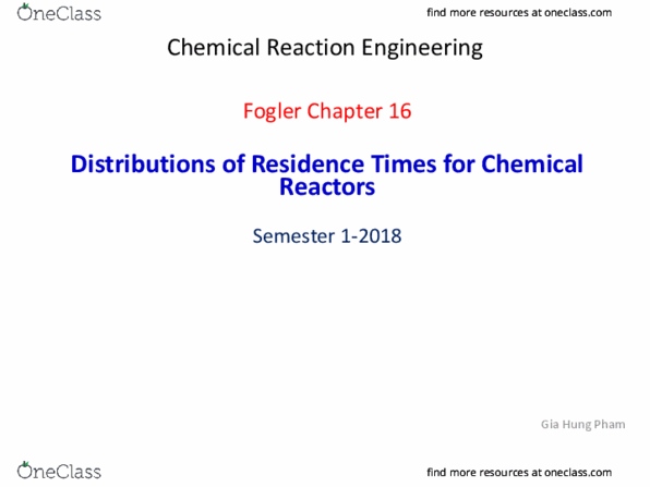 CHEN3010 Lecture Notes - Lecture 15: Cumulative Distribution Function, Batch Reactor, Skewness thumbnail
