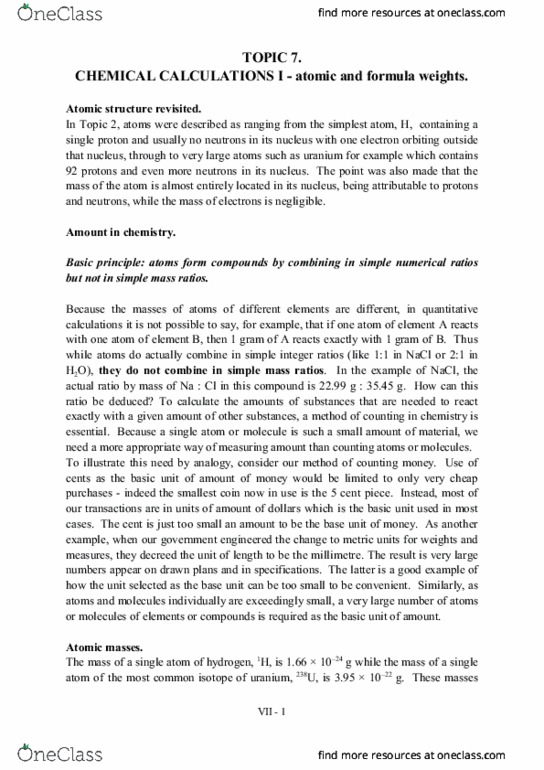 CHEM1011 Lecture Notes - Lecture 7: Barium Chloride, Royal Aircraft Factory F.E.2, Aluminium Sulfate thumbnail