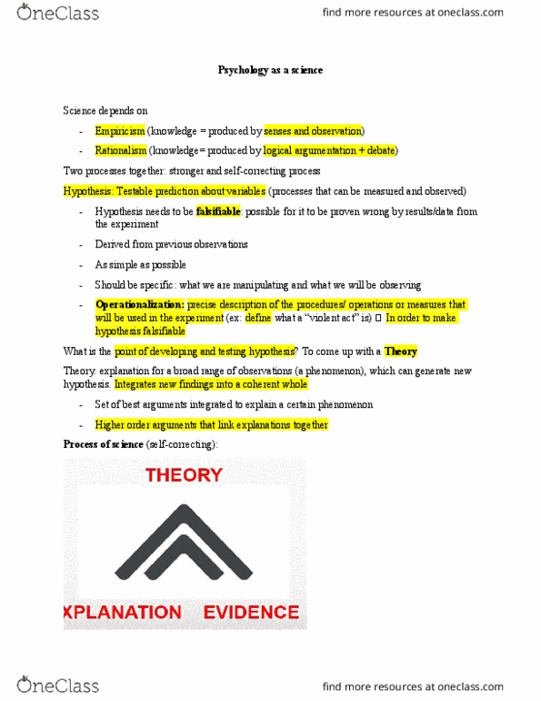 PSY100H1 Lecture Notes - Lecture 2: External Validity, Replication Crisis, Naturalistic Observation thumbnail