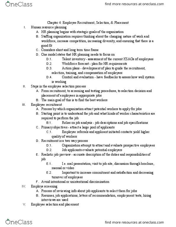 PSY BEH 185S Chapter Notes - Chapter 4: Asian Americans, Equal Employment Opportunity, Protected Group thumbnail