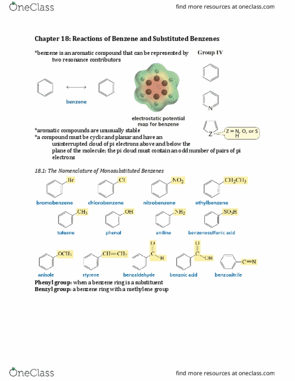 AS.030.205 Chapter Notes - Chapter 18: Acylation, Carbocation, Hydrogenation thumbnail