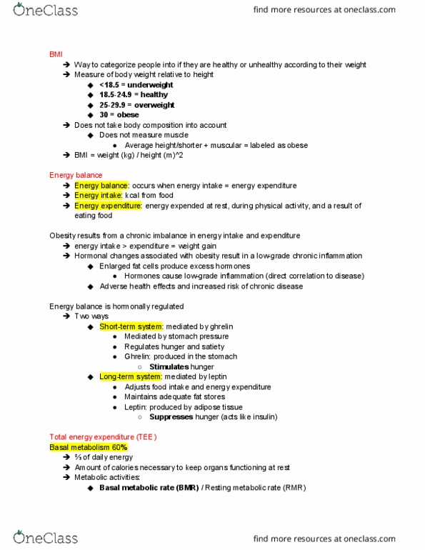 ESS 3 Lecture Notes - Lecture 7: Cytosol, Hyponatremia, Triglyceride thumbnail