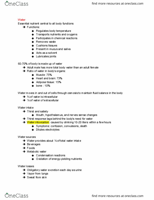 ESS 3 Lecture Notes - Lecture 10: Soy Protein, Action Potential, Caffeine thumbnail