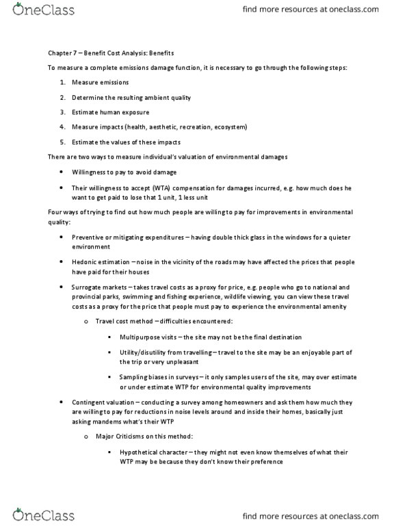 EC238 Chapter Notes - Chapter 7: Economic Surplus, Revealed Preference, Demand Curve thumbnail