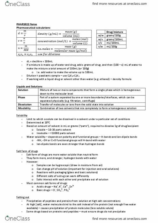 PHYS 1107 Lecture Notes - Lecture 4: Chemotherapy, Cholesterol, Heme thumbnail