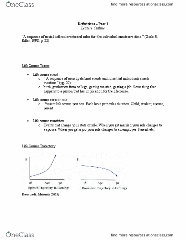 CRJU 591C Lecture Notes - Lecture 1: Cohort Study thumbnail