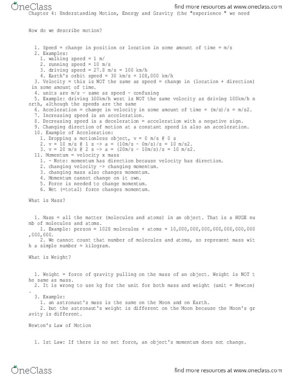 AST101H5 Chapter Notes - Chapter 4: Angular Diameter, Net Force, Weak Interaction thumbnail