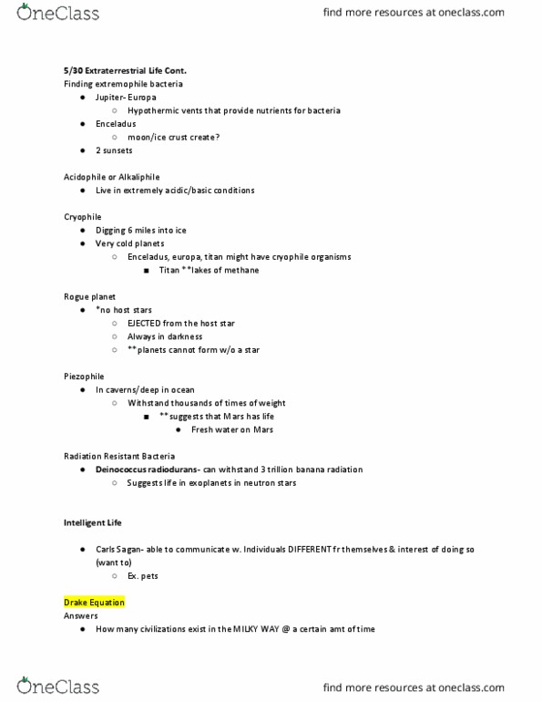 PHYS 005 Lecture Notes - Lecture 21: Negative Mass, Deinococcus Radiodurans, Psychrophile thumbnail