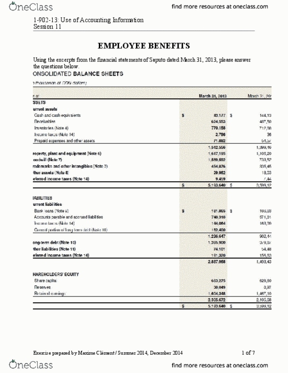 10-400-13 Lecture Notes - Lecture 3: Profit Margin, Pension, Operating Margin thumbnail