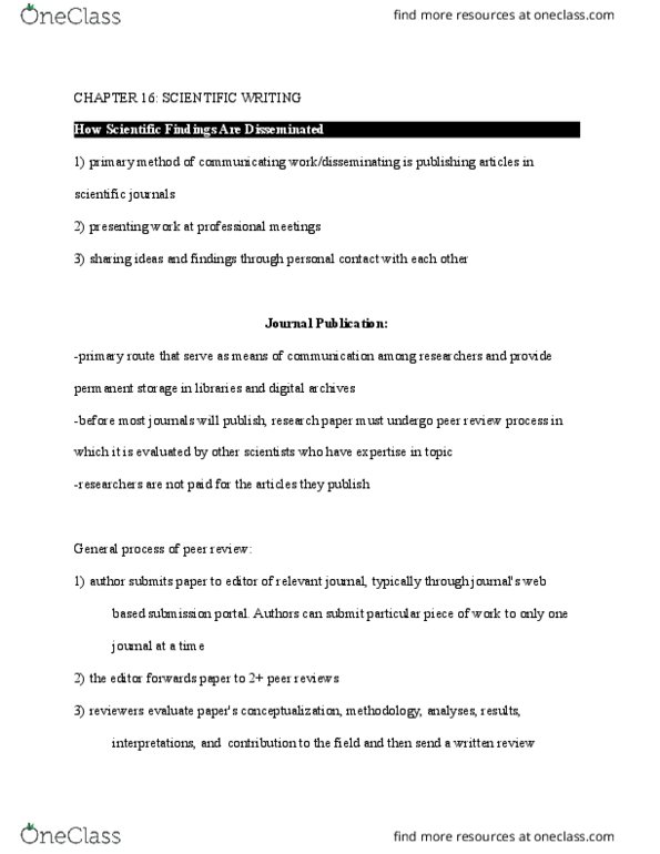 PS295 Chapter Notes - Chapter 16: Poster Session thumbnail