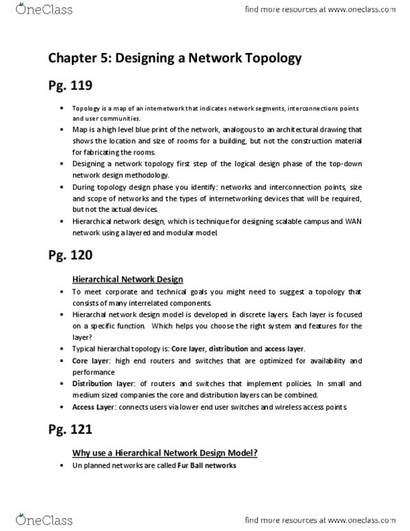 ITM 600 Chapter Notes - Chapter 5: Internetworking, Architectural Drawing, Scalability thumbnail