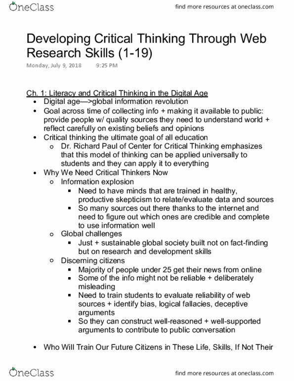 EDUC 30 Chapter Notes - Chapter article : Microsoft Live Labs, Information Explosion, Visual Search thumbnail