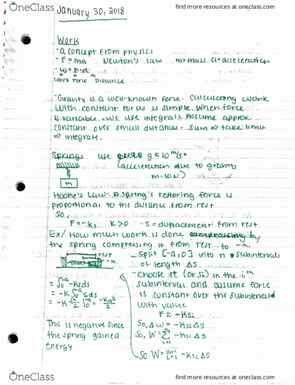 MAT136H1 Lecture Notes - Lecture 9: Copper, Joule thumbnail
